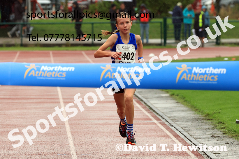 Girls Under-13s 2025 Northern Athletics Autumn Road Relays, Leigh, Lancashire. Photo: David T. Hewitson/Sports for All Pics